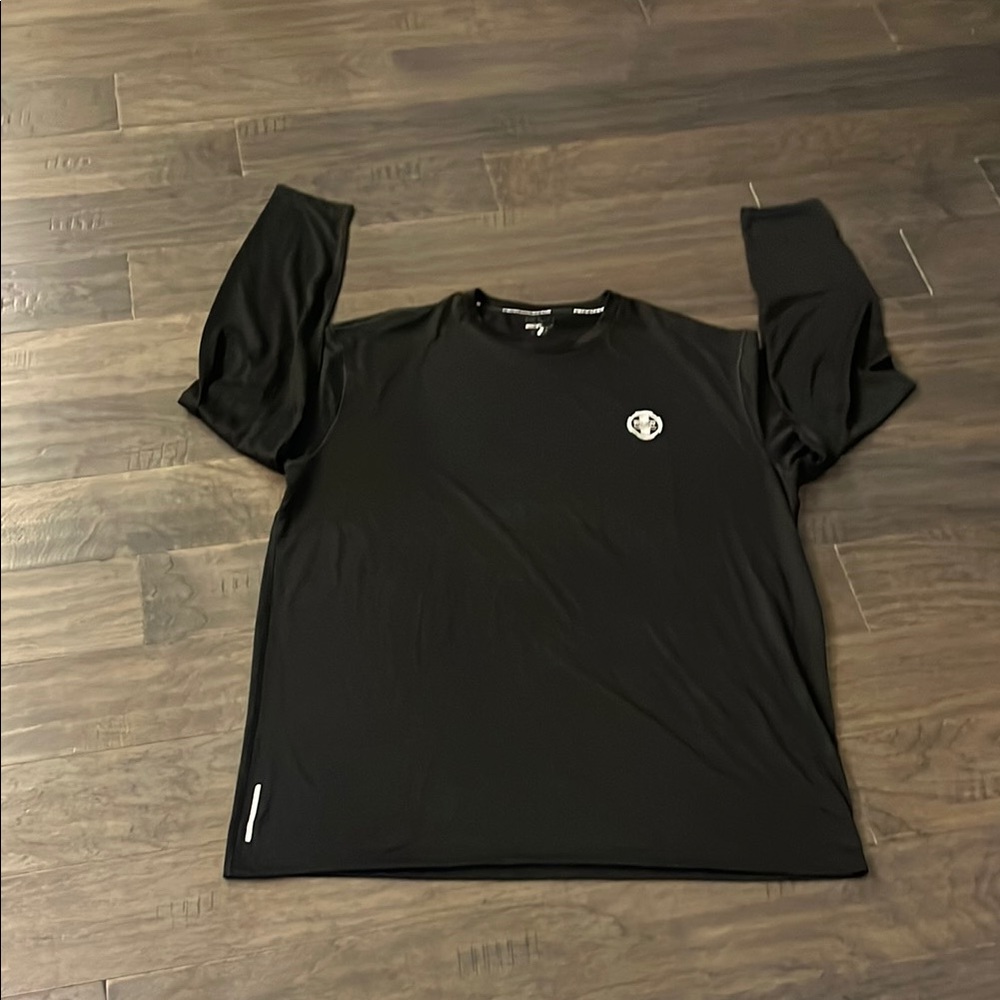Polo Sport Ralph Lauren Performance long sleeve T Shirt black polyester Mens XLT